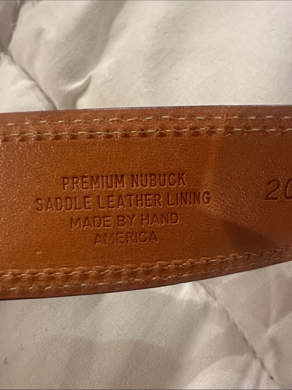 Martin Dingman Brown Leather Belt with Silver Buckle